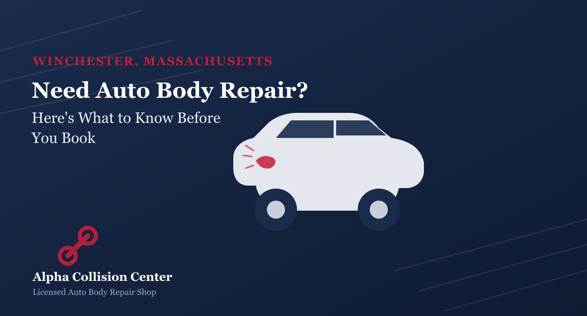 auto body repair in Winchester, MA