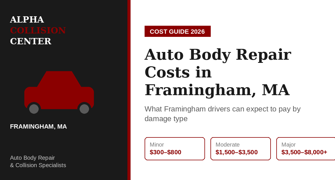 auto body shop in framingham ma